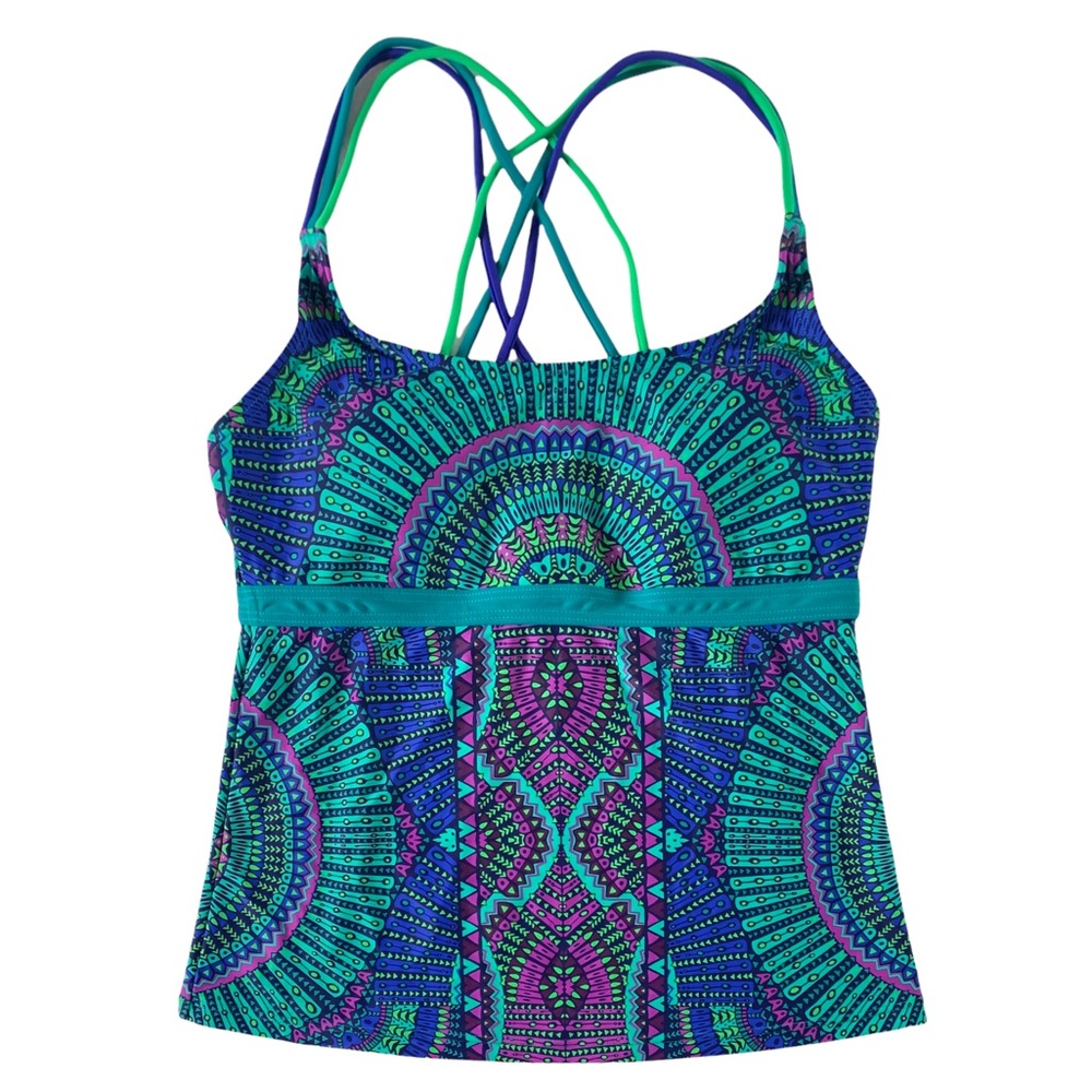 prAna Tankini Bikini Top Swim Swimwear INDRA Size M